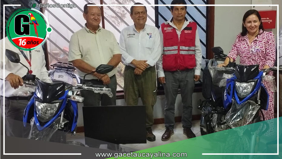 Provias Nacional Dona Motocicleta y Equipo de Cómputo Municipalidad de Atalaya