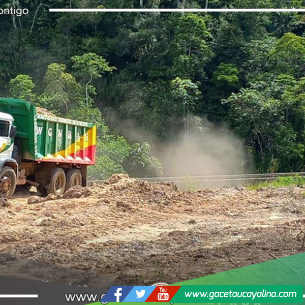 Municipalidad de Atalaya trabaja en la carretera Puerto Ocopa-Atalaya para mejorar transitabilidad