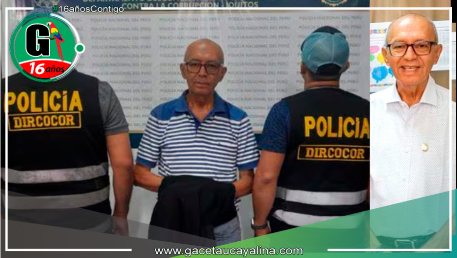 Alcalde de Pebas, Edgard Piñero, detenido por presunta corrupción en el aeropuerto Jorge Chávez