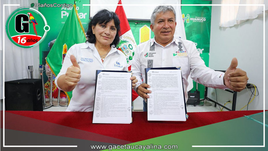 EsSalud firma convenio con Gore Huánuco para ampliar cobertura de servicios en beneficio de más de 203 mil asegurados