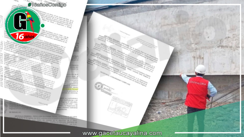 Gobierno Regional de Huánuco Resuelve Contrato con Consorcio del Puente Tingo María