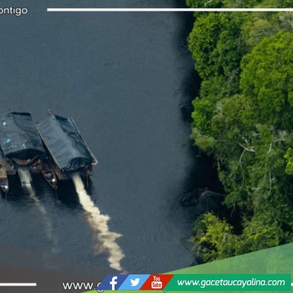 Primeras imágenes de deforestación por minería ilegal en el Rio Nanay