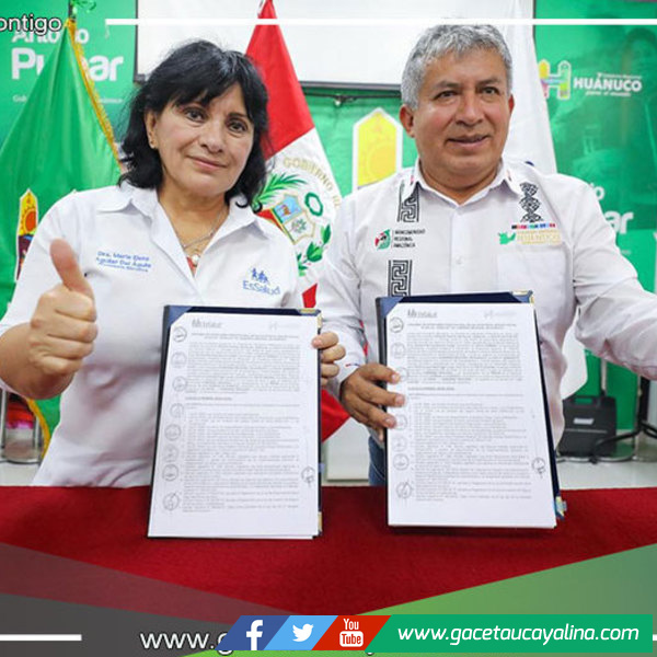 EsSalud firma convenio con Gore Huánuco para ampliar cobertura de servicios en beneficio de más de 203 mil asegurados