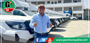 Gobernador de Loreto supervisa llegada de 9 ambulancias para fortalecer atención médica