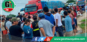 Población de San Alejandro en el distrito de Irazola inicia huelga indefinida por falta de agua potable