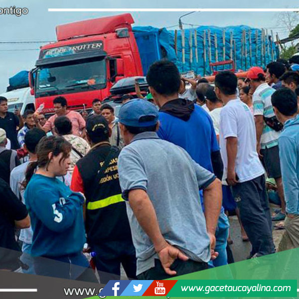 Población de San Alejandro en el distrito de Irazola inicia huelga indefinida por falta de agua potable