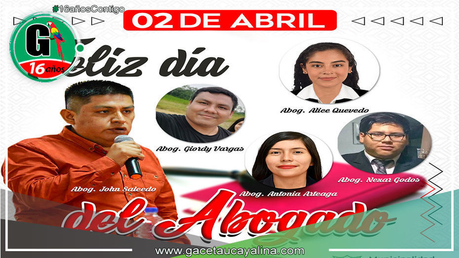 Municipalidad de Sepahua reconoce la labor de los Abogados en su día