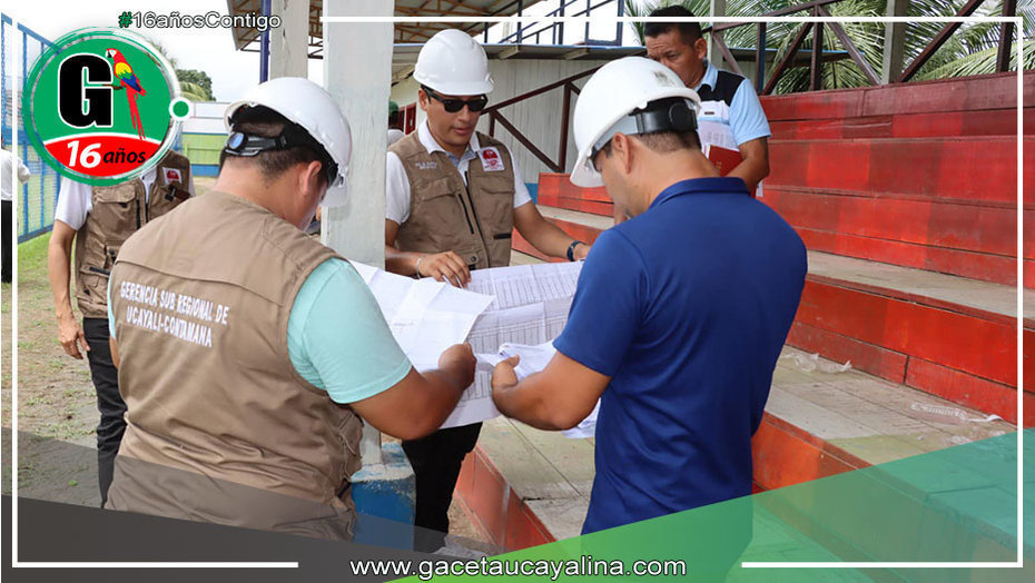 Alcalde Rodolfo Lovo Tello supervisa refacciones en el Estadio Municipal