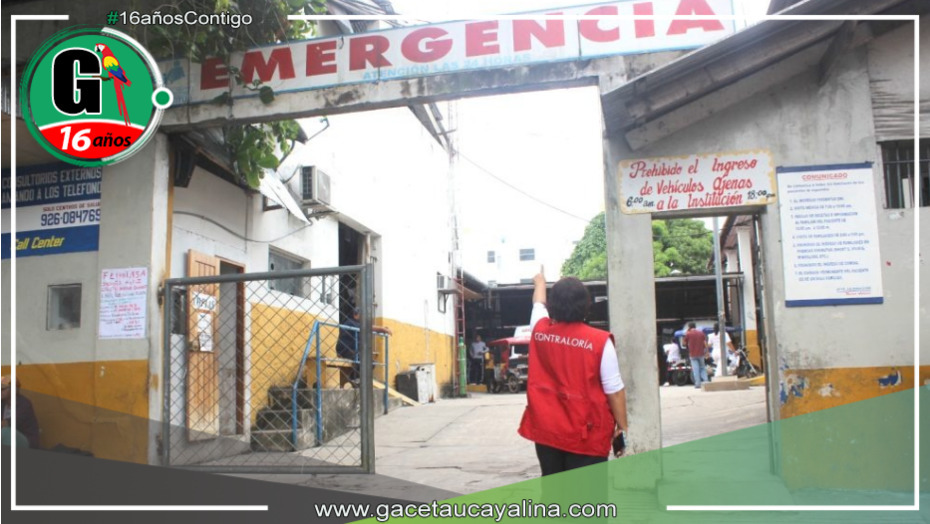 Contraloría detecta irregularidades en gestión del Hospital de Apoyo de Iquitos