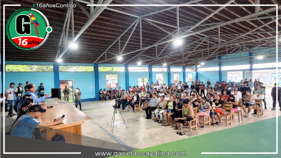 Población indígena de Nuevo Andoas participa en actividades de la Corte de Loreto