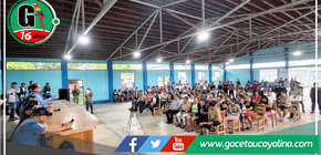 Población indígena de Nuevo Andoas participa en actividades de la Corte de Loreto