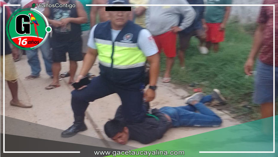 Serenazgo de Coronel Portillo Captura a Sujeto Armado en Operativo Policial