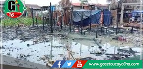 Incendio en San José que casi acaba con la vida de los pobladores, policias brindaron su apoyo