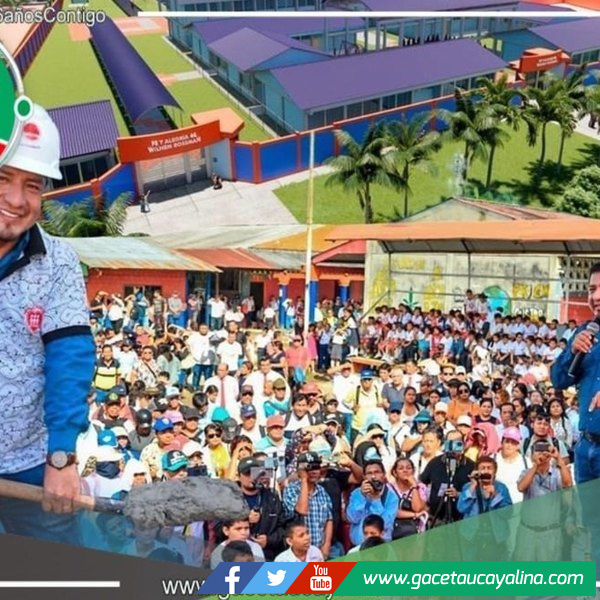 Se da inicio a la contrucción del colegio "Fe y Alegría" po el gobernador de Loreto 