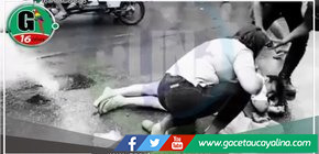 Mujer impacta contra carro de caudales 