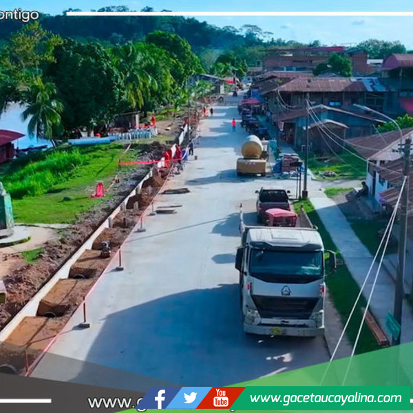Avanza el "Mejoramiento del Jr. Malecón" bajo la mirada atenta del alcalde John Salcedo Ríos