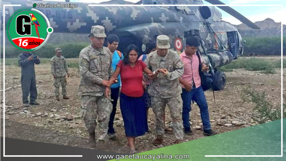 Operación helitransportada del Ejército del Perú salva vidas de mujeres gestantes en Amazonas