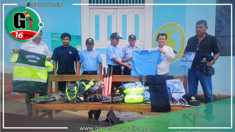Alcalde de Tahuanía dota de equipamiento al Cuerpo de Serenazgo para fortalecer la protección ciudadana