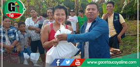 Alcalde Rodolfo Lovo Tello brinda ayuda a más de 200 familias en Contamana