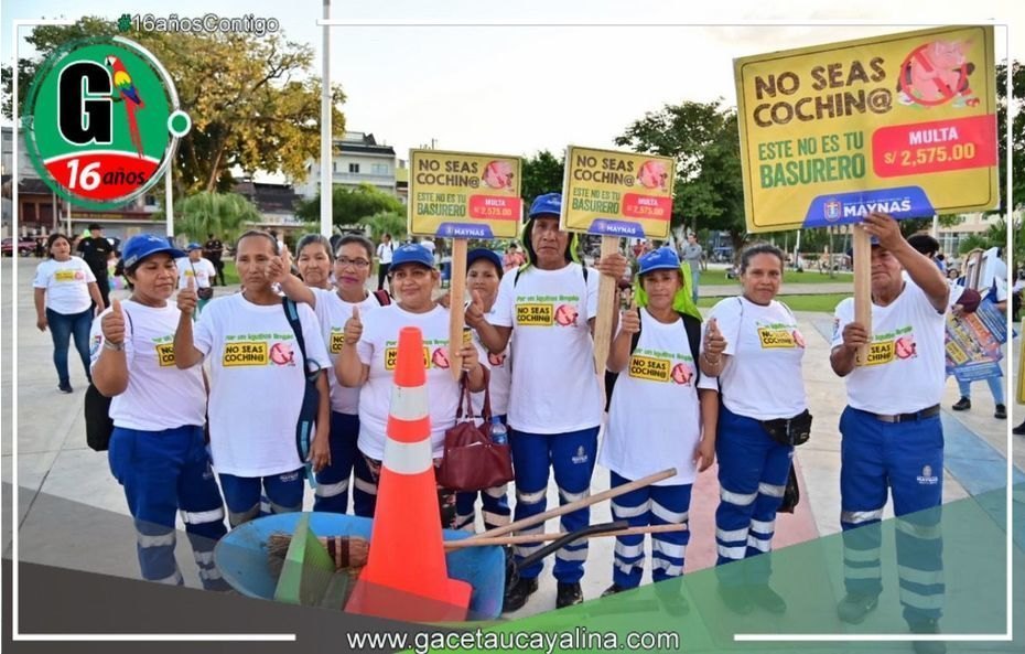 Municipalidad de Maynas lanza campaña “No Seas Cochino”