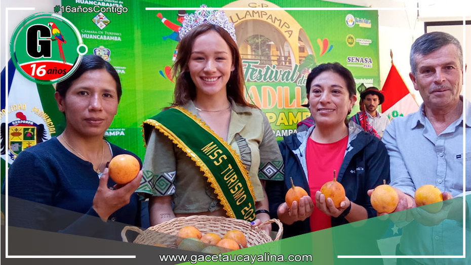 Distrito de Huancabamba celebrará festival para promover la exportación de productos derivados de la granadilla