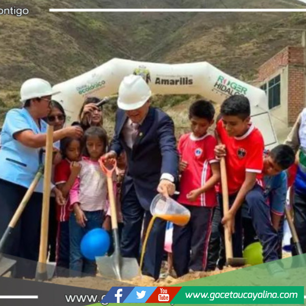 Municipalidad de Amarilis inicia construcción de red de alcantarillado en beneficio de cientos de vecinos
