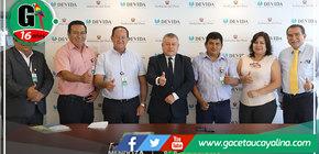 Alcalde de Atalaya y DEVIDA se unen para beneficiar a productores de café y cacao