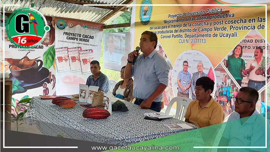 DEVIDA inicia actividades 2024 para mejorar la cadena productiva del cacao en Campo Verde