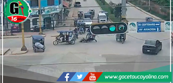 Choque entre motocicleta y mototaxi genera preocupación por imprudencia vial