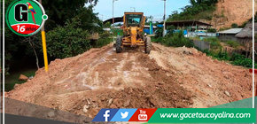 Municipalidad Provincial de Ucayali trabaja en el arreglo de calles en Contamana