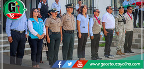 Alcalde provincial encabeza ceremonia cívica en Satipo