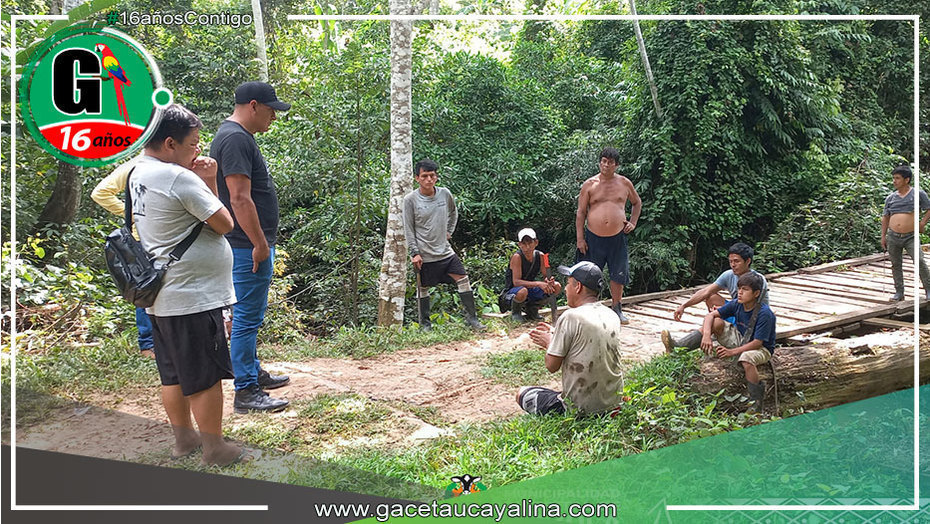 Municipalidad de Irazola ejecuta mantenimiento de vía entre caseríos Nueva Esperanza y Vencedores