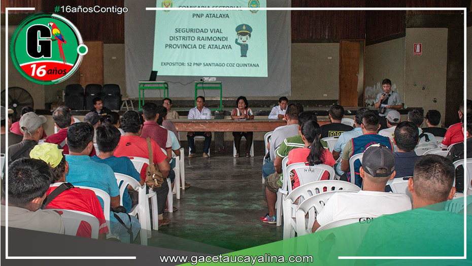 Conducción Responsable: Municipio de Atalaya Capacita a más de 500 Conductores