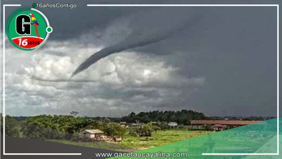 Pucallpa sorprendida por fenómeno meteorológico: "embudo de aire frío" oscurece el cielo