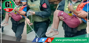 Niño encontrado desorientado y encadenado cerca de la Carretera Federico Basadre en Pucallpa