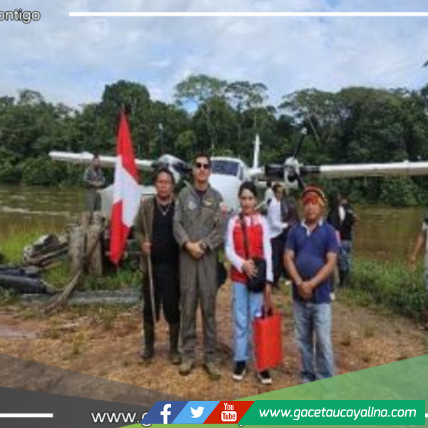 PIAS aérea llega por primera vez a comunidad nativa Boca de Copal en Loreto