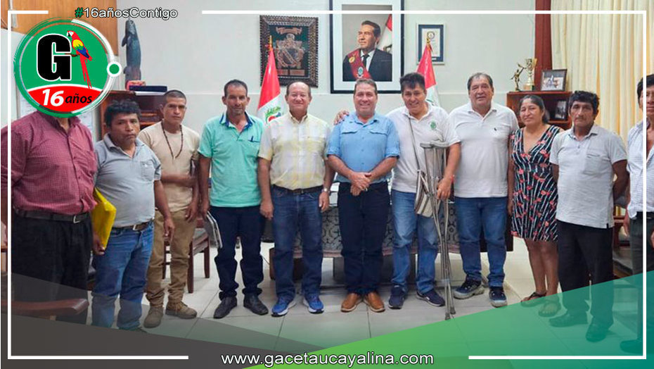 Alcalde de Atalaya y Gobernador de Ucayali coordinan acciones para mejorar caminos vecinales