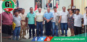 Alcalde de Atalaya y Gobernador de Ucayali coordinan acciones para mejorar caminos vecinales