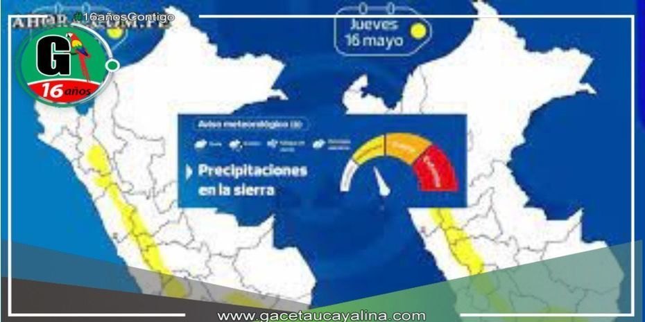 Ponerse en alerta este 15 y 16 de Mayo que podria darse este fenómeno meteorológico