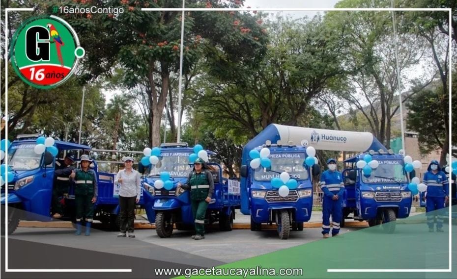 La Municipalidad de Huánuco pone en funcionamiento motofurgonetas para serviciosde los ciudadanos