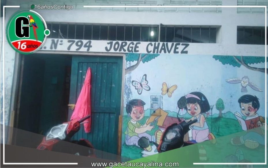 Suspenden clases hasta nuevo aviso en el jardín 794 Jorge Chávez de Iquitos por las lluvias que se esta dando