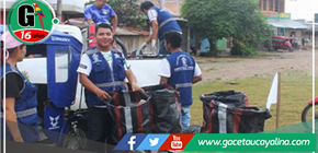 Eliminan 15 toneladas de criaderos de zancudos en campaña contra el dengue en Juanjuí