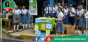 Escolares de Sepahua lideran campaña de sensibilización por el Día Mundial del Reciclaje