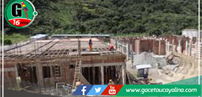 Obra del centro de salud de Monzón suspendida y completamente abandonada