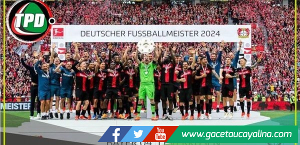 Bayer Leverkusen se proclamó como el primer campeón invicto