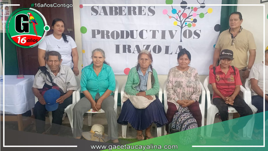 Programa Pensión 65 y Municipalidad de Irazola promueven talleres de saberes productivos