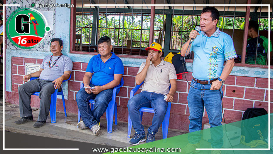 Alcalde Fernando Arechaga García se une a festividad anual en comunidad nativa de Shahuaya