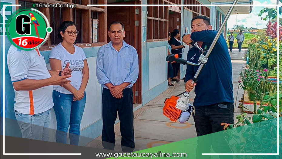 Apoyo municipal para el cuidado del entorno escolar en Alexander Von Humboldt