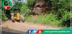 Alcalde Saavedra lidera iniciativa de mantenimiento vial en ruta hacia Alto Robles en Irazola