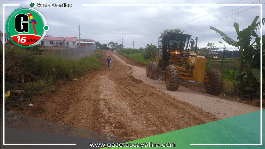 Villa San Alejandro se renueva: Arreglan calles en vísperas del 42º Aniversario de Irazola
